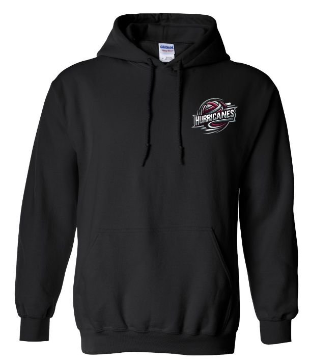 Corridor Volleyball Club - Black East Hants Hurricanes Logo Hoodie (Left Chest Logo)