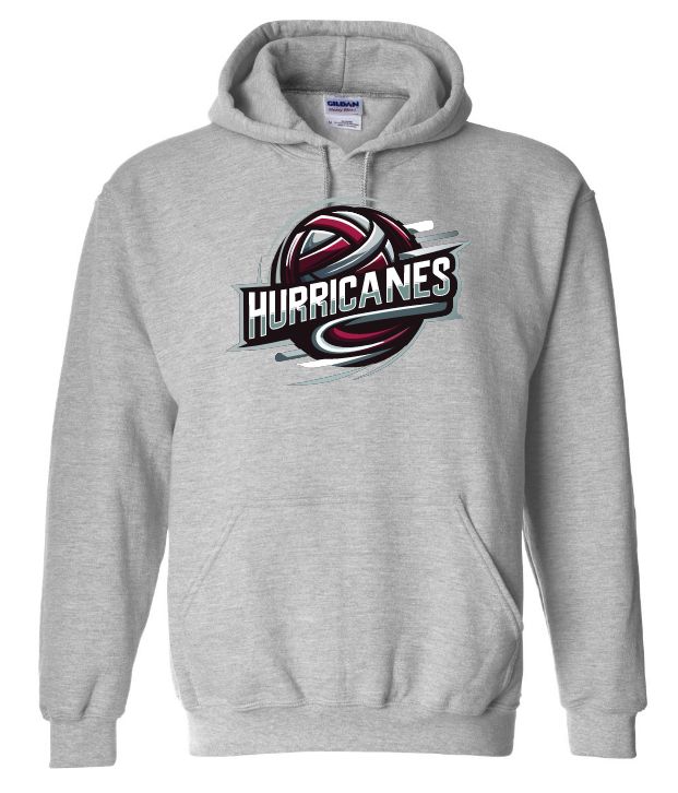 Corridor Volleyball Club - Sport Grey East Hants Hurricanes Logo Hoodie (Full Chest Logo)