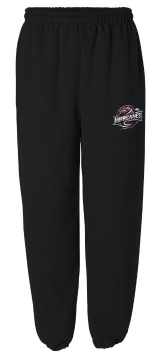 Corridor Volleyball Club - Black East Hants Hurricanes Logo Sweatpants (Hip Logo)