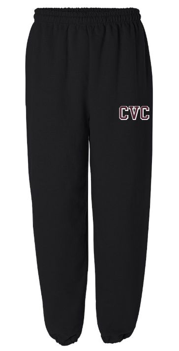 Corridor Volleyball Club - Black CVC Logo Sweatpants (Hip Logo)