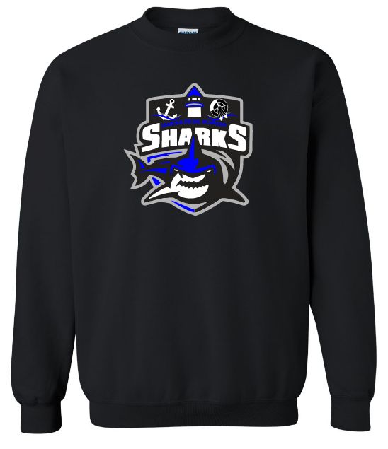 Marine Drive Academy  - Black Marine Drive Academy Crewneck Sweatshirt (Full Chest Logo)