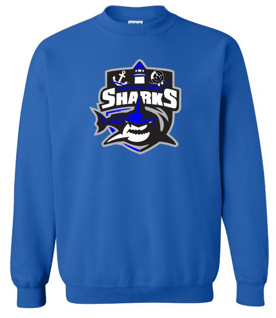 Marine Drive Academy  - Royal Blue Marine Drive Academy Crewneck Sweatshirt (Full Chest Logo)