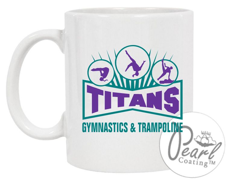 Titans Gymnastics &amp; Trampoline - Titans Logo Mug (Teal/Purple Logo)