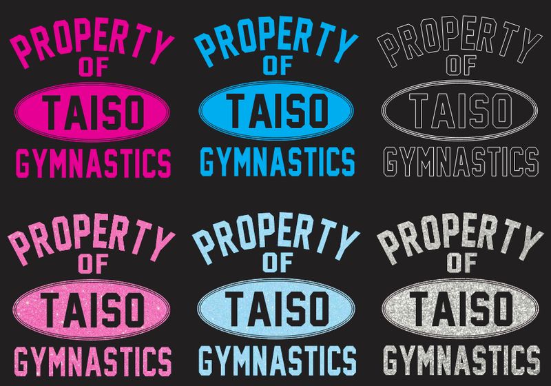 Taiso Gymnastics - Property of Taiso Long Sleeve Moist Wick Shirt