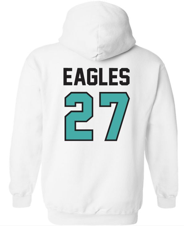 Auburn High - White AUB Class of 2027 Hoodie