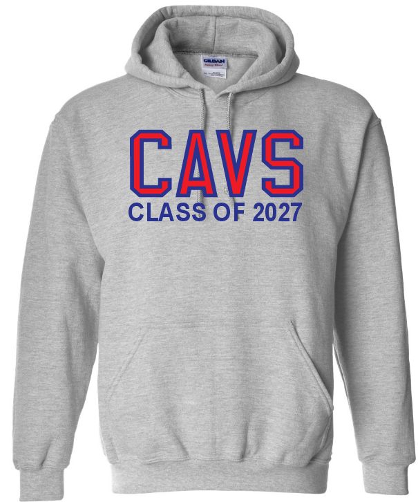 Cole Harbour High - Sport Grey CAVS Class of 2027 Hoodie