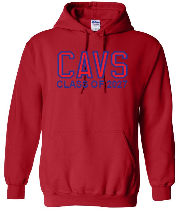 Cole Harbour High - Red CAVS Class of 2027 Hoodie