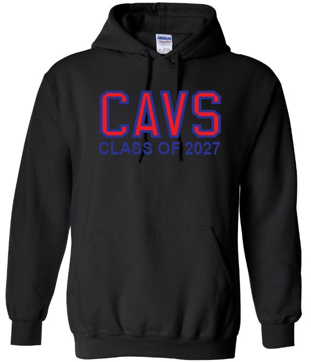 Cole Harbour High - Black CAVS Class of 2027 Hoodie