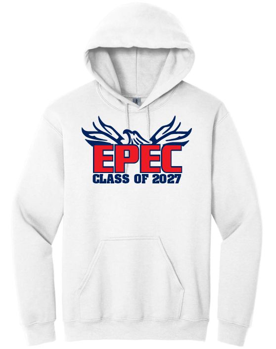 Eastern Passage Education Centre - White EPEC Class of 2027 Hoodie