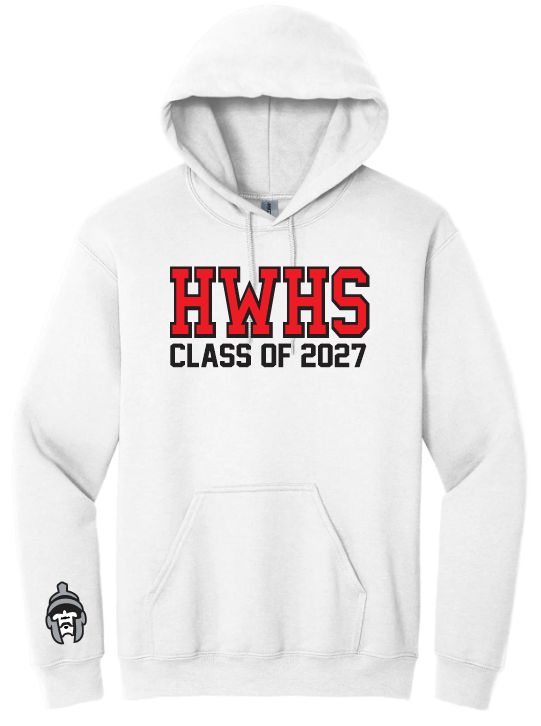 Halifax West High School  -  White HWHS Class of 2027 Hoodie