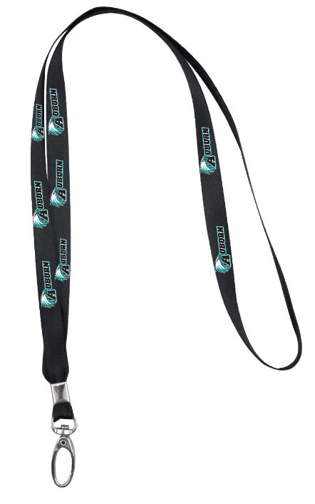 Auburn High - Black "Auburn" Lanyard