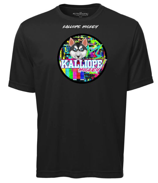Kalliope Hockey - Black Kalliope Team Short Sleeve Moist Wick