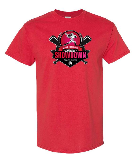 She Devils Show Down - Red T-Shirt (Full Chest)