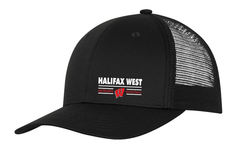 Halifax West High School - Black Halifax West Basketball Trucker Cap