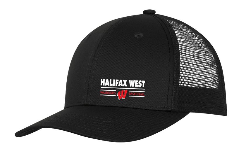 Halifax West High School - Black Halifax West Basketball Trucker Cap