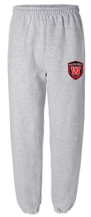 Halifax West High School - Sport Grey W Basketball Shield Sweatpants