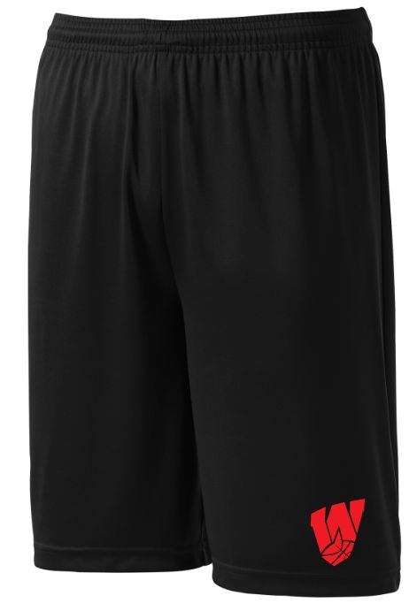 Halifax West High School - Black W with Basketball Shorts