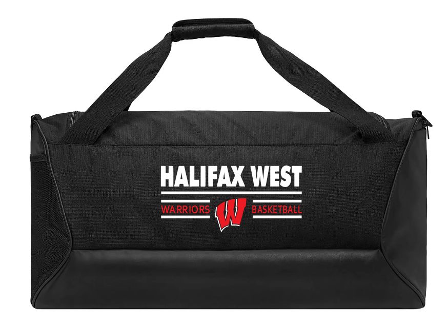 Halifax West High School - Black Halifax West Basketball Nike Duffel Bag