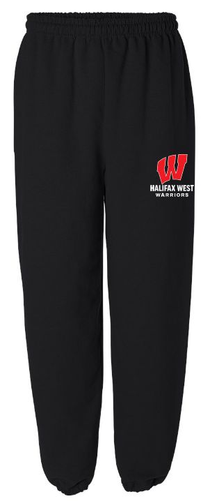 Halifax West High School - Black Halifax West Warriors Sweatpants