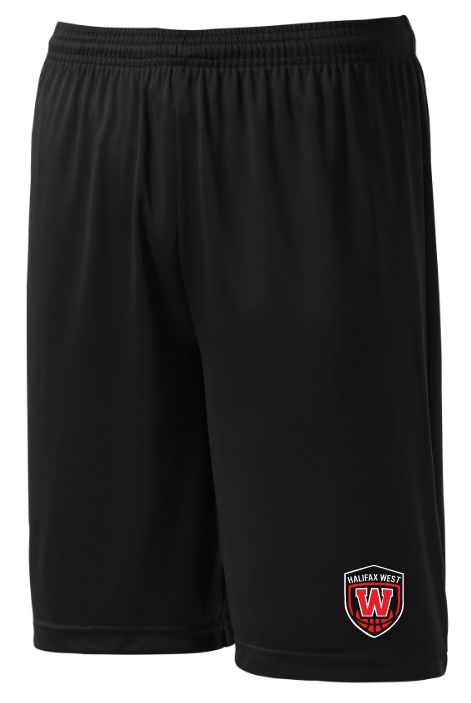 Halifax West High School - Black W Basketball Shield Shorts