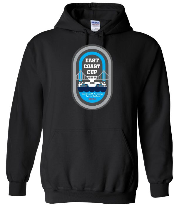 East Coast Cup Speed Skating - Black Hoodie (Full Chest)