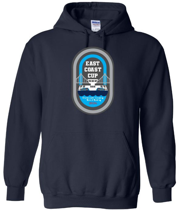 East Coast Cup Speed Skating - Navy Hoodie (Full Chest)