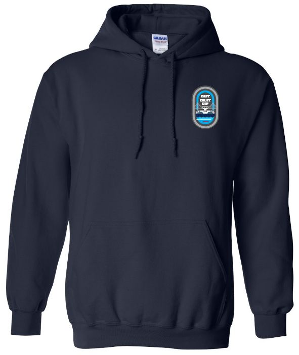 East Coast Cup Speed Skating - Navy Hoodie (Left Chest)