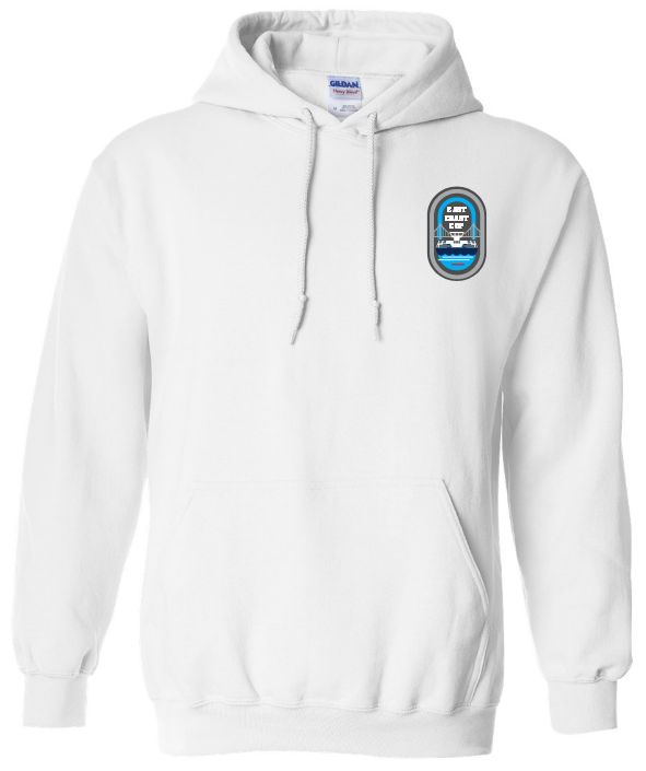 East Coast Cup Speed Skating - White Hoodie (Left Chest)