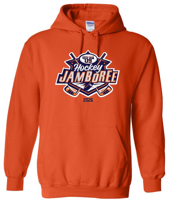 SEDMHA U9 Jamboree - Orange U9 Jamboree 2026 Hoodie (Full Chest)