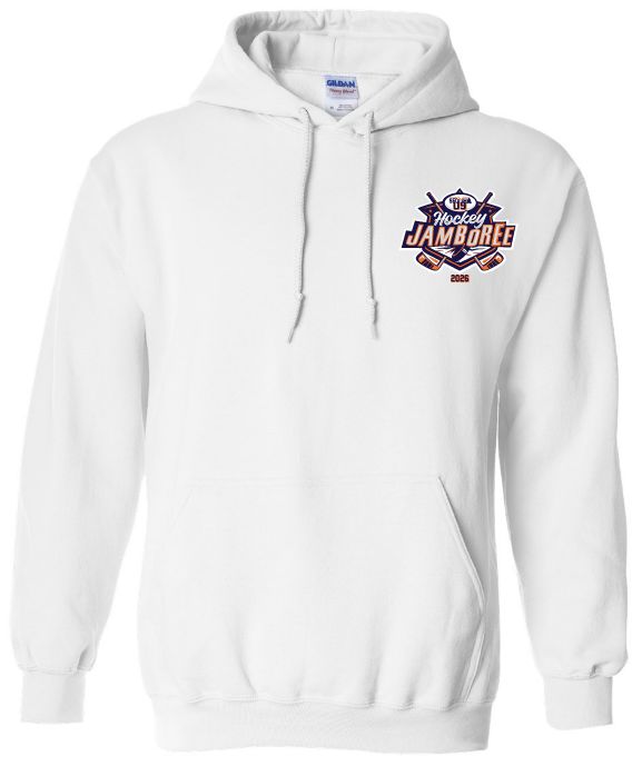 SEDMHA U9 Jamboree - White U9 Jamboree 2026 Hoodie (Left Chest)