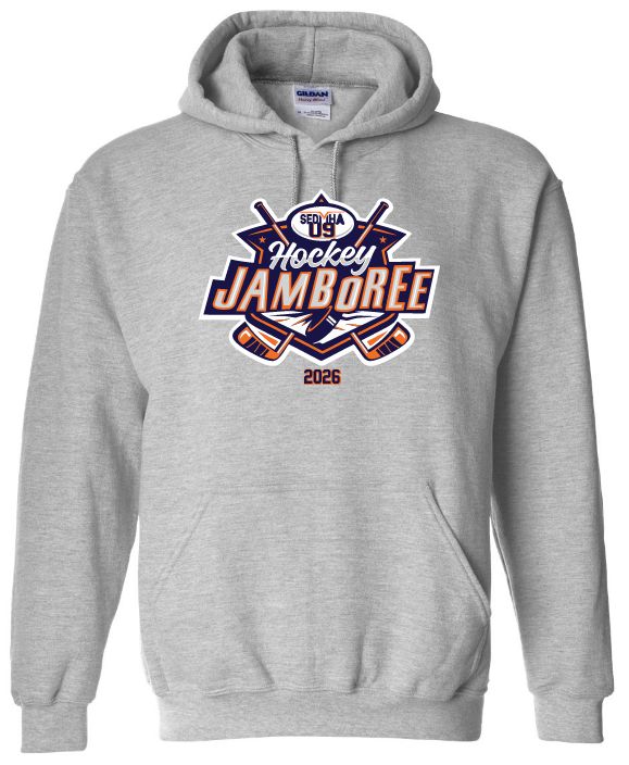 SEDMHA U9 Jamboree - Sport Grey U9 Jamboree 2026 Hoodie (Full Chest)
