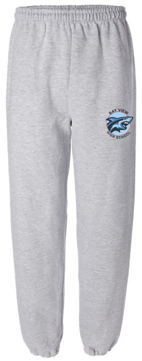 Bay View High - Sport Grey Bay View High School Sweatpants