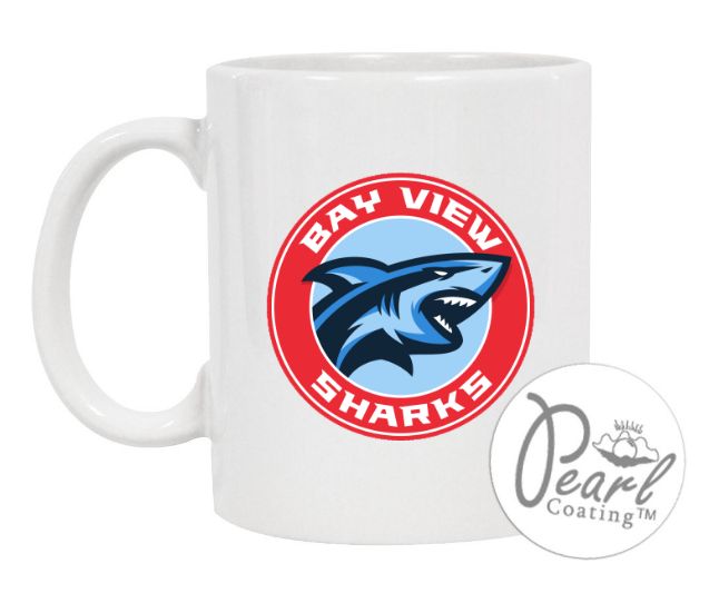 Bay View High - White Bay View Sharks Mug