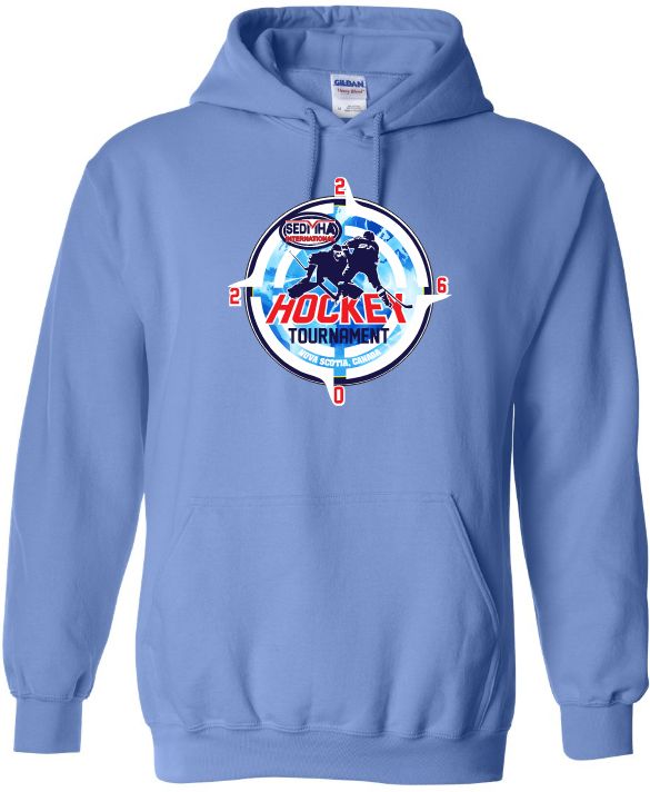 SEDMHA Minor Hockey Tournament - Carolina Blue SEDMHA 2026 Hoodie (Full Chest)
