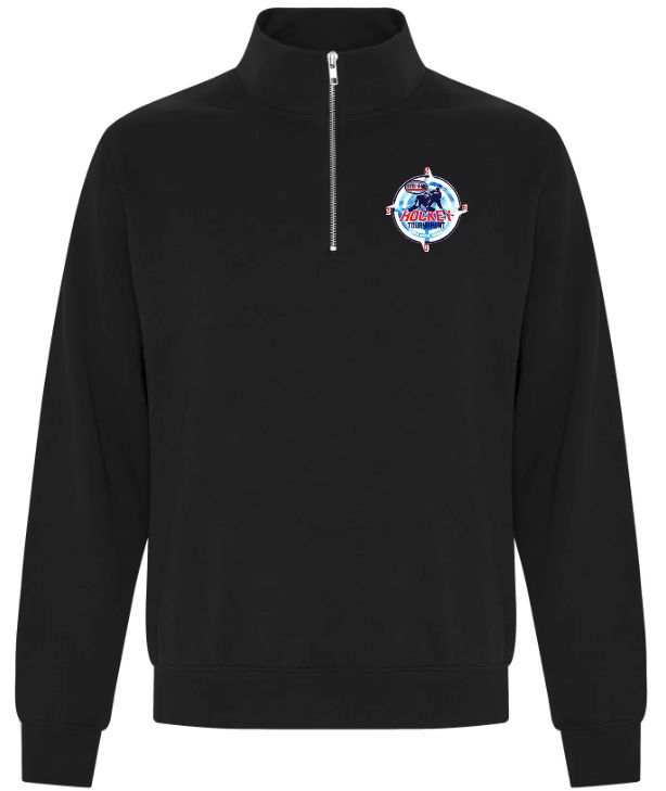 SEDMHA Minor Hockey Tournament - Black SEDMHA 2026 CSW 1/4 Zip Sweater (Full Chest)