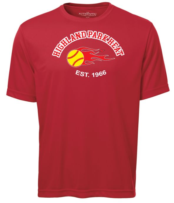 Highland Park Heat - Red Highland Park Est.1966 Sleeve Performance Shirt (Full Chest)