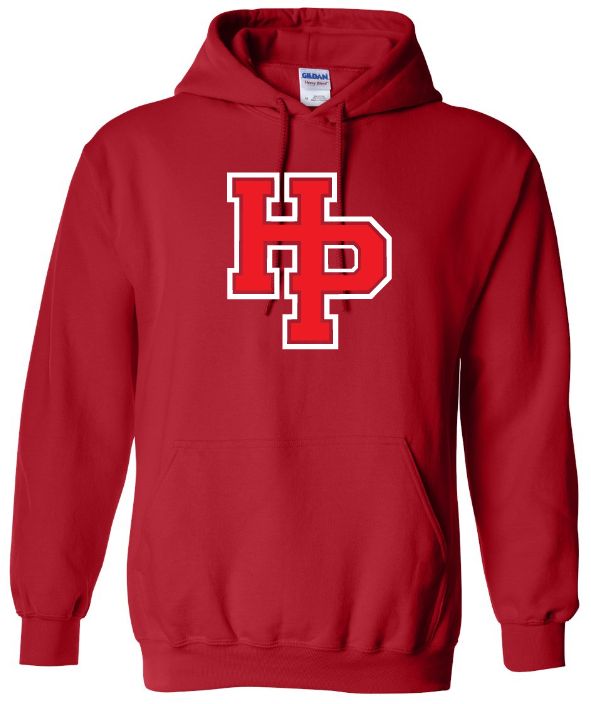 Highland Park Heat - Red HP Hoodie (Full Chest)