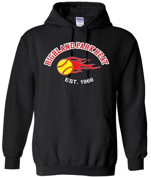 Highland Park Heat - Black Highland Park Est.1966 Hoodie (Full Chest)