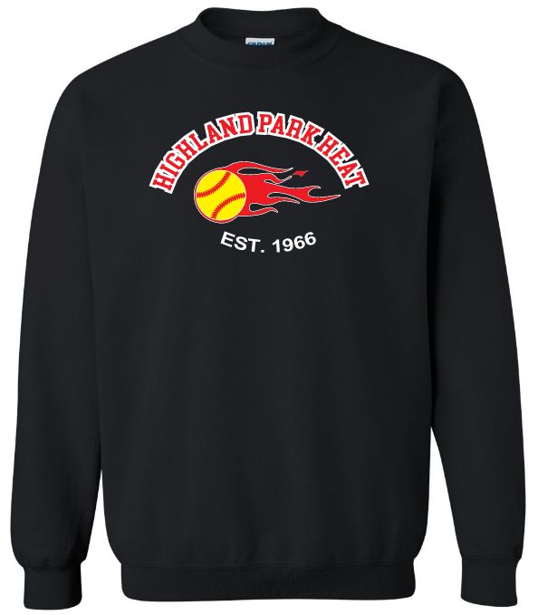 Highland Park Heat - Black Highland Park Est.1966 Crewneck Sweatshirt (Full Chest)