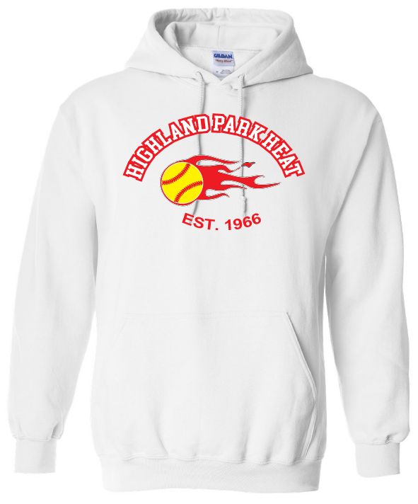 Highland Park Heat - White Highland Park Est.1966 Hoodie (Full Chest)