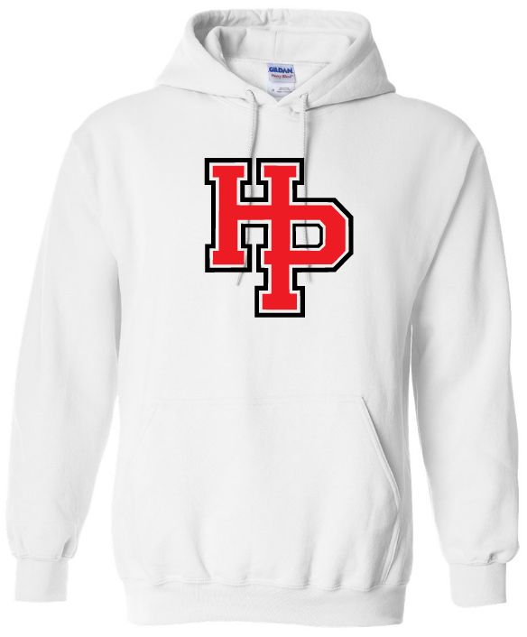 Highland Park Heat - White HP Hoodie (Full Chest)