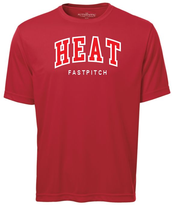 Highland Park Heat - Red Heat Fastpitch Short Sleeve Performance Shirt (Full Chest)