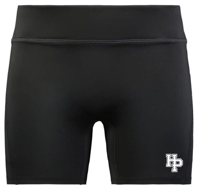 Highland Park Heat - Black HP HighFive Women's Training Shorts (All White Logo)