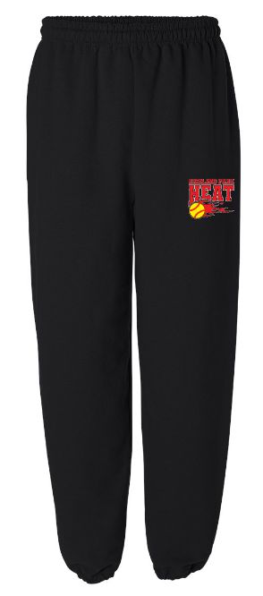 Highland Park Heat - Black Highland Park Heat Logo Sweatpants (Hip Logo)