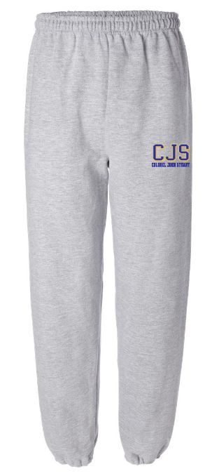 Colonel John Stuart Elementary - Sport Grey CJS Sweatpants