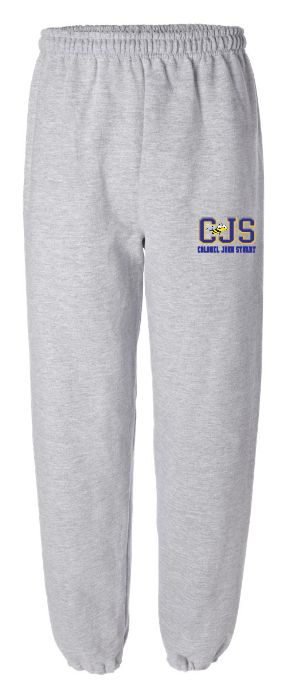 Colonel John Stuart Elementary - Sport Grey CJS with Bee Sweatpants