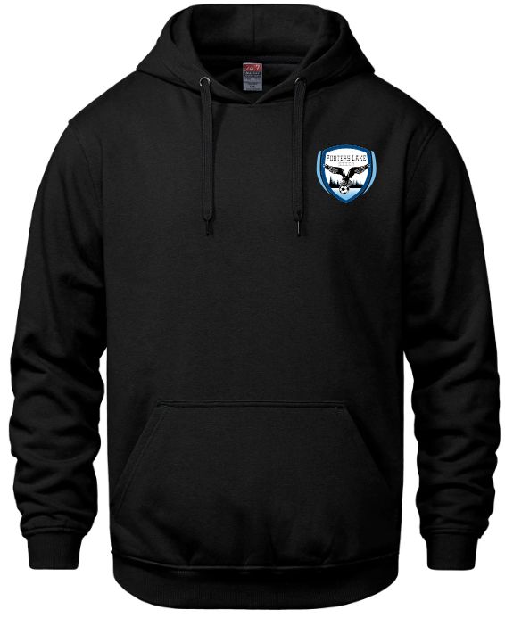 Porters Lake Soccer Club - Black Vault Hoodie (Left Chest)