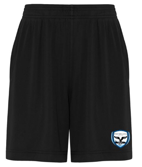 Porters Lake Soccer Club - Black Pro Team ATC Shorts (5" or 7" Inseam)