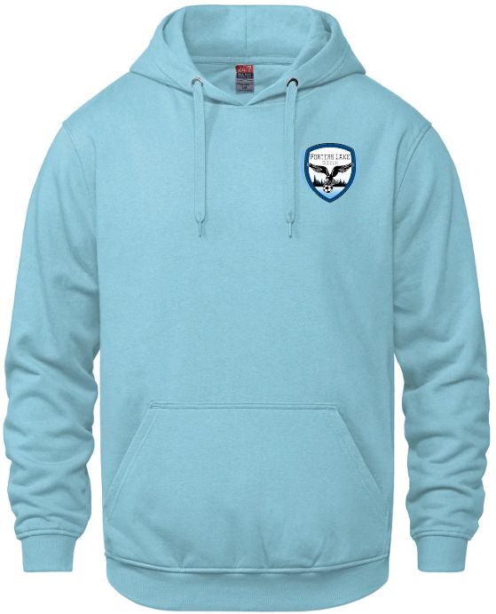 Porters Lake Soccer Club - Light Blue Vault Hoodie (Left Chest)