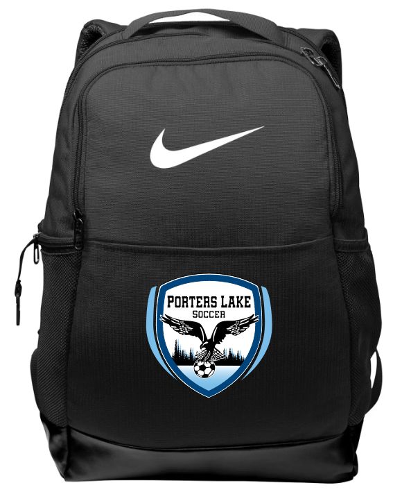 Porters Lake Soccer Club - Black Nike Backpack